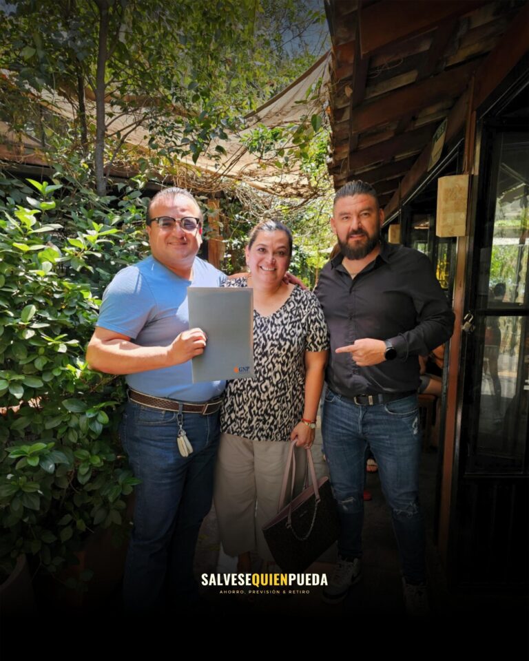 Hay decisiones que toman un segundo, pero cambian un futuro entero. Muchas felicidades a Ricardo y Lucila por este gran compromiso para vivir un retiro digno y abundante. Planificar no es solo un acto de finanzas, es un acto de amor propio y para la familia. Aprecio bastante su confianza y de corazón les deseo que logren todas sus metas y disfruten de sus nietos, que son su adoración.